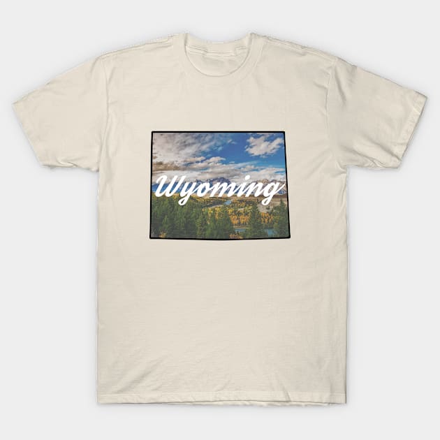 Wyoming State T-Shirt by deadright